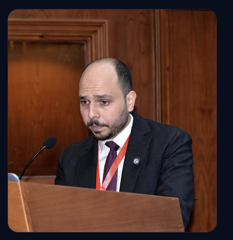 Dr. Abdullah Aboelmgd في مؤتمر طبي